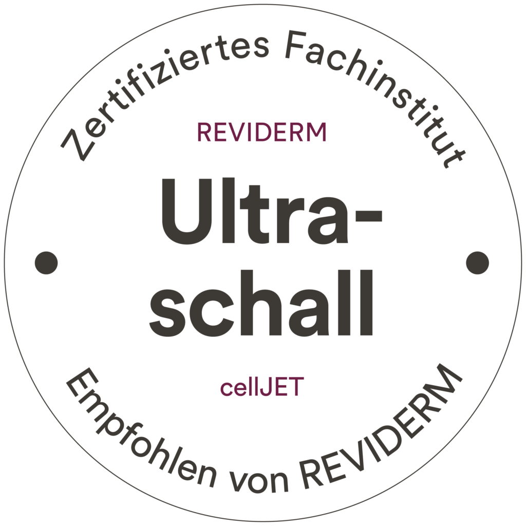 Zeinab Cosmetics in Erfurt Zertifikat - Reviderm Ultraschall CellJet